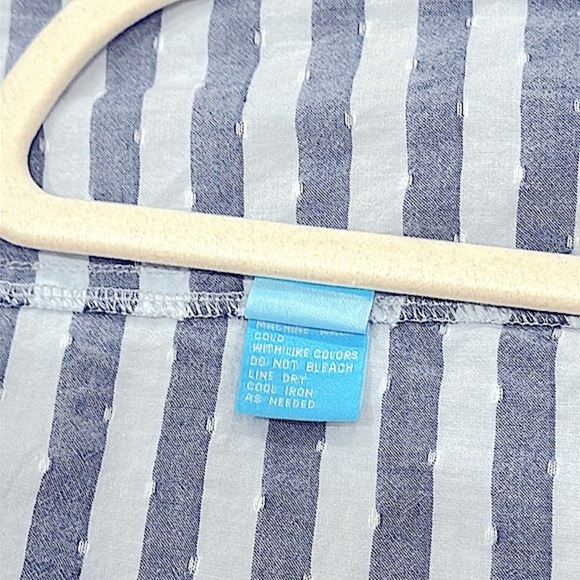 J. McLaughlin Button Down Striped Blouse - Picture 11 of 13